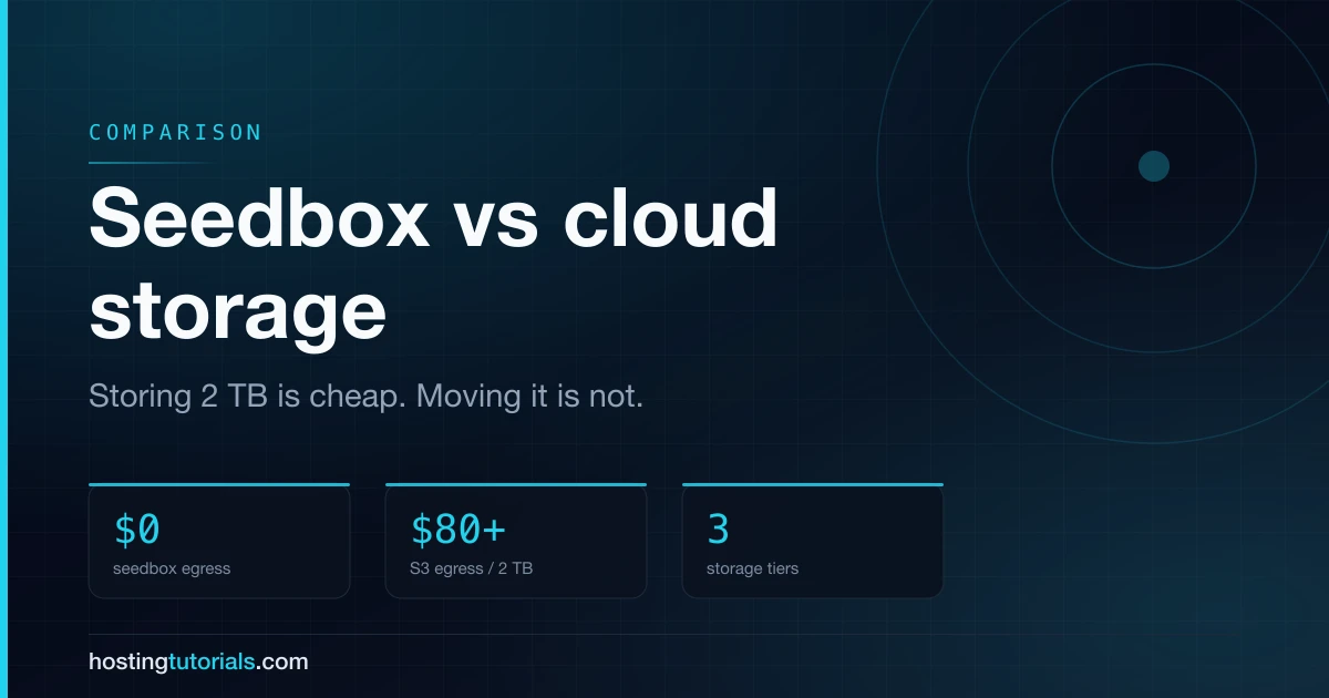 Seedbox vs Cloud Storage: Where Your Terabytes Should Live